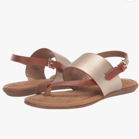 Aerosoles Avea Sandals Gold 8.5 - Picture 5 of 8